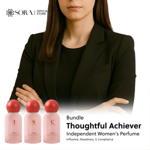 SORA Bundling Thoughtful Achiever I+S+C - Parfum Wanita Independent 50ml Extrait De Parfum
