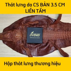 [FREE SHIP] Dây Nịt Da Cá Sấu Nam. [DÂY LIỀN NGUYÊN CON CÓ GÙ VÀ VÂY]