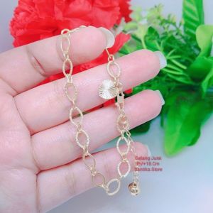 Gelang Jurai Rantai Simpel Elegan Cocok Untuk Harian