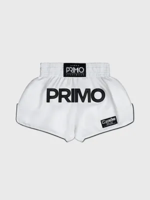 กางเกงขาสั้นมวยไทย Primo 25 Mamba Series สำหรับผู้ชายและผู้หญิง กางเกงขาสั้นเล่นกีฬาสานรบ ทรงหลวม ระบายอากาศได้ดี สวมใส่สบาย