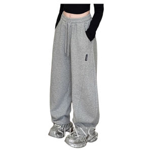 Quần Thể Thao Nữ Trẻ Thời Trang Thu Đông Quần Nỉ Hình Quả Chuối Cạp Chun Dài Thường Ngày Thoải Mái Thoáng Khí Quần Áo Trẻ Em