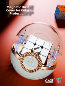Diansheng | Magnetic Transparent Storage Box With Cover Dustproof 3-Tiered Display