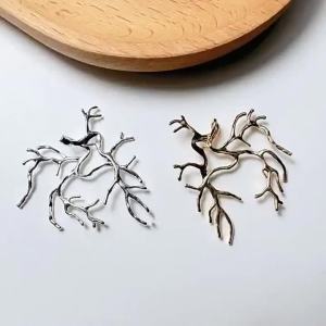 Tree Branch Base Necklace Pendants For Cameo DIY Jewelry Making Accessories