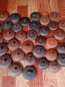 Handmade Purple Clay Teapot Lid Tea Accessories Chinese Style Tea Ceremony Essential Complete Set of Purple Clay Teaware