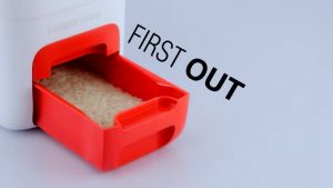 Thùng Gạo Tupperware Ricesmart Aqua 10kg - Tupperware Mall Chợ Lớn