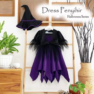 Kostum Penyihir/Kostum Halloween/Kostum Unik/Baju Karnaval/Dress Unik