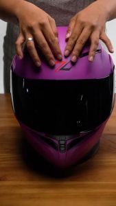 ZEBRA FF805 PLUS Plain Modular Helmet Dual Visor Plain Design Motorcycle