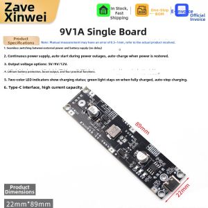 ZAVE | Charge-While-Discharging Boost 5V 12V UPS Power Supply Module 18650 Battery