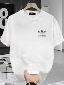 Pure Cotton Short Sleeve T-Shirt Mens Summer Casual round Neck Half Sleeve Body Shirt Printed Design Youth Fashion Trend