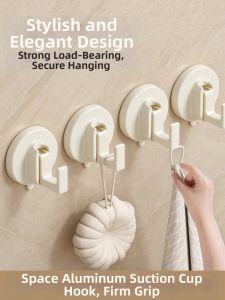 FAJIENUO | No-Drill Strong Holding Hook for Towel and Key Hanging