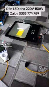 Đèn pha LED COB 220V 150W 5054 chống nước IP66