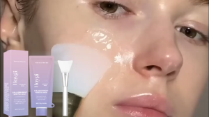 Hoygi Collagen Moisturizing Peel-Off Mask Brightening Dull Skin From Late Nights Hydrating Repair Mask Easy To Use Moist And Smooth Skin Care For Face (75g 1 Mask Brush/Box)