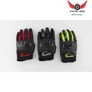 RC1988⚡ พร้อมส่ง💯 ถุงมือขับมอเตอร์ไซค์ ถุงมือมอเตอร์ไซค์ ถุงมือ ขับรถ กันลื่น ปกป้องความปลอดภัย ทัชสกรีนหน้าจอมือถือ อากาศถ่ายเท