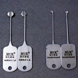 4pcs/lot Practice Locksmith door lock opener tool repair Tools OUTRUNNER 2 IN1 SET