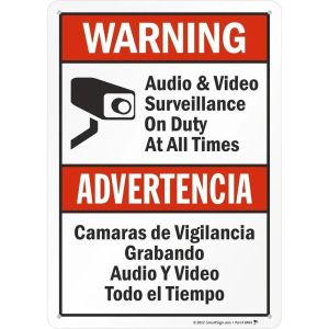 CamVintagePro™ Vintage - Inspired Security Camera Sign | Multipurpose Home & Bar Decoration | Ideal Gift Option