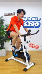 HTD SPORT Sepeda Statis Spine Bike Model Elite 01 Black Alat Fitness Gym At Home