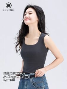 econice | Summer Wearable Bra Top Pad-inclusive Tank Top Sleeveless