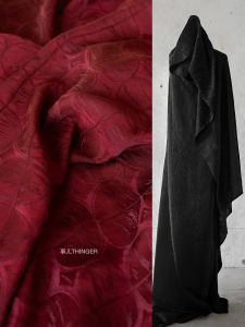 Vải Lanh Hoa Lớn Thiết Kế Tôn Giáo Vải Trang Phục Che Phủ DIY Vải Lanh Họa Tiết Nổi Vải Trang Trí Nhà Cửa Phong Cách Hàn Quốc