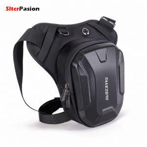 Motorcycle Waist Leg Bag Waterproof Reflective Breathable Compartment Hard Shell Motorbike Motocross Camping Hiking Travel Sport