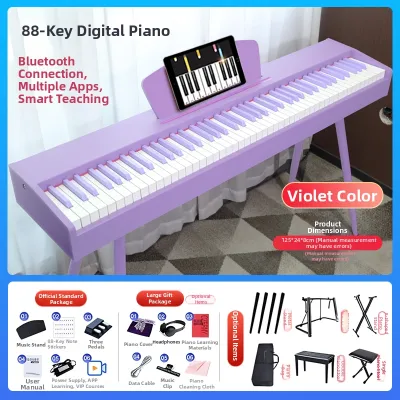 BEETHOSTAR | Heavy-weighted Keys Portable E-piano 88 keys Beginner Friendly