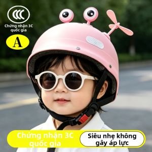 Mũ Bảo Hiểm Thở Dễ Thương cho Trẻ 3-6 Tuổi