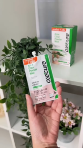 🔥แท้/ถูกที่สุด/ไลฟ์ทุกวัน🔥(กล่องx6ซอง) Oxe Cure Acne Clear Powder Mud 7g แป้งโคลน (L)