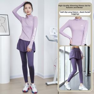 WANTINGDINUO | Moisture-wicking Lightweight Spring Autumn Womens Sports Wear Set