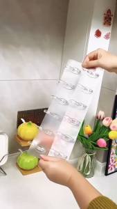 COMBO 2 Móc Dán Tường 6 Chấu Chịu Lực - Thanh 6 Móc Treo Quần Áo Đồ Nhà Bếp Nhà Tắm Chịu Lực Trong Suốt - Giá Treo Đồ Nhà Bếp Phòng Tắm Tiện Lợi