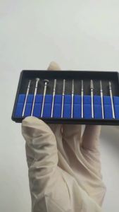 JNSUR Dental HP Diamond Burs KIT Technician Burs Cutting Drills Dentist Lab Material Steel Nail Jewery Polishing Dentristy