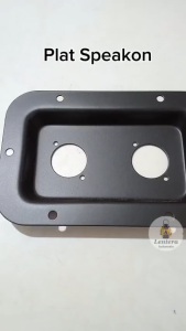 PLAT SPEAKON 2 LUBANG MODEL OVAL SPIKON