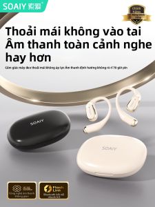 Bone Conduction Open-Ear Behind-Ear Bluetooth Headphones