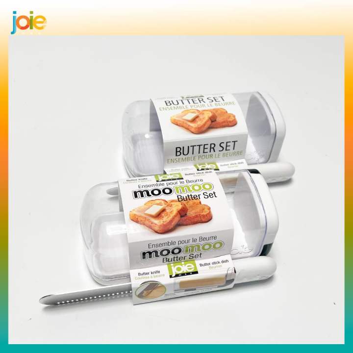 Joie Authentic/Original Butter Stick Dish and Butter Knife Set Butter