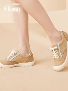 Pansy Ultra Lightweight Slip-On Anti-Slip Womens Shoes Breathable round Head Wide Comfortable Footwear for Elderly Ladies