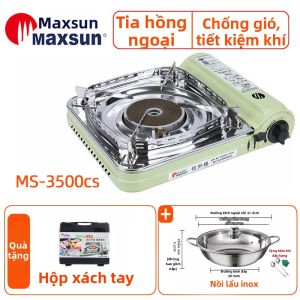 Maxsun | Bếp Gas Dã Ngoại Tiện Lợi Bằng Hồng Ngoại