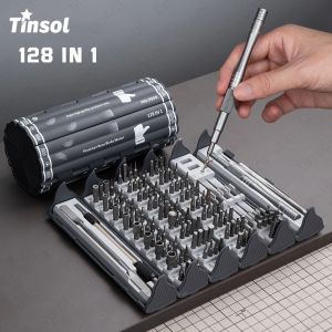 128-in-1 Multi-Function Precision Screwdriver Set with Magnetic Bits Portable Manual Repair Tool for iPhone and Computer Devices