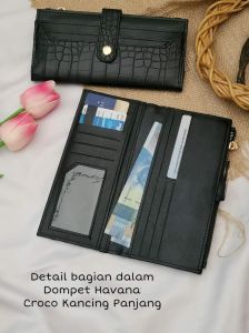 DOMPET LIPAT WANITA CROCO PANJANG