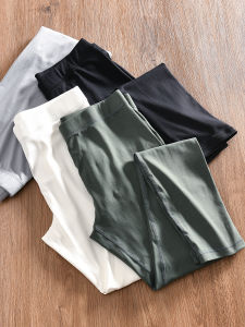 High Elasticity Yoga Pants Mens Fitness Cycling Bottoms Breathable Moisture Wicking Restriction Free Straight Leg Casual Pants