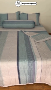 Bộ Ga Giường Tencel Silk Hoa Văn 4 Món Cỡ Queen Chống Bám Bẩn