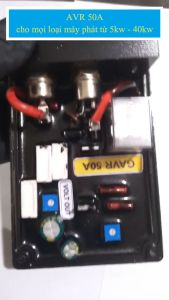 AVR 50A bộ điều chỉnh điện áp cho máy phát 10kw - 30kw