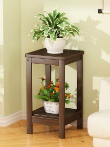 QIMUDAO | Bamboo Multi-layer Flower Shelf For Indoor Living Room