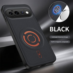Ốp Lưng Da Từ Tính Cao Cấp Cho Google Pixel - Vỏ Bảo Vệ Phong Cách Công Nghệ Hiện Đại Tương Thích Với Magsafe Pixel 11 10 9 Pro XL 10A 9A 8A 7A