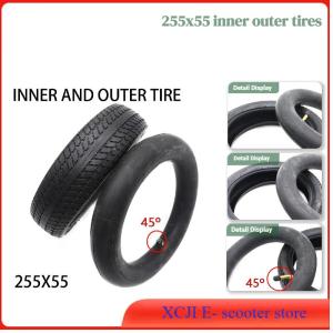 Hot Sales 10 Inch 255x55 Inner and Outer Tyre 255*55 Pneumatic Tire for Childrens Tricycle Baby Carriage Accessories