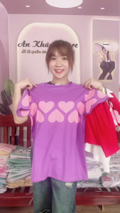 Áo Thun thái Nữ Cotton 100% Form Vừa 40~58kgMát Mềm Mịn Co Giãn 4 ChiềuSiêu Hot Mẫu Mới [Mã A24]