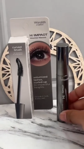 WARDAH Hi-Impact Volumizer Mascara | 13X Volume & Curl Effect Lentik Tahan Lama