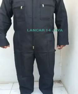 Katelpak polos / Wearpack baju kerja montir bengkel penelitian / Baju Bengkel Biasa / Seragam Bengkel Polos
