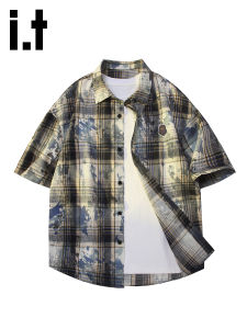 FINGERCROXX | Summer Casual Loose Dyed Check Shirt