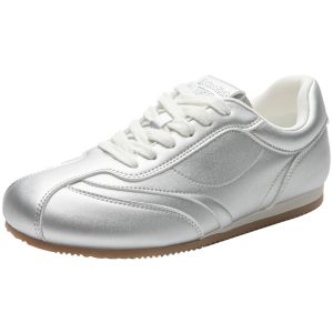 DUSTO | Silver Womens Casual Running Shoes