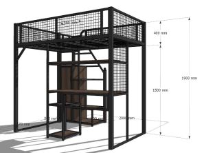 Loft bed customize singapore for HDB/condo