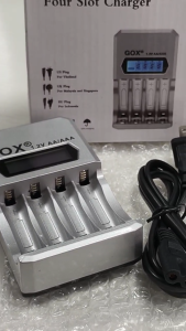 Energizer 1.2V AA/AAA Ni-Mh Rechargeable Battery With GOX 4 Slots LCD Intelligent Display Battery Charger US Plug Power