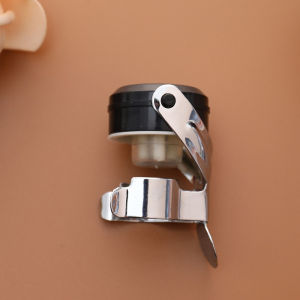 1PCS Stainless Steel Champagne Stopper Bottle Sealer for Champagne Wine Built-In Pump